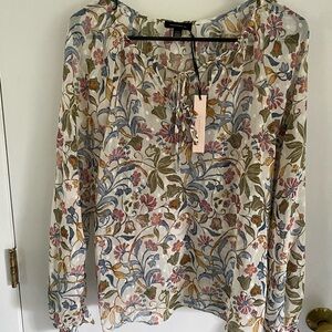 Floral Print Women's Blouse